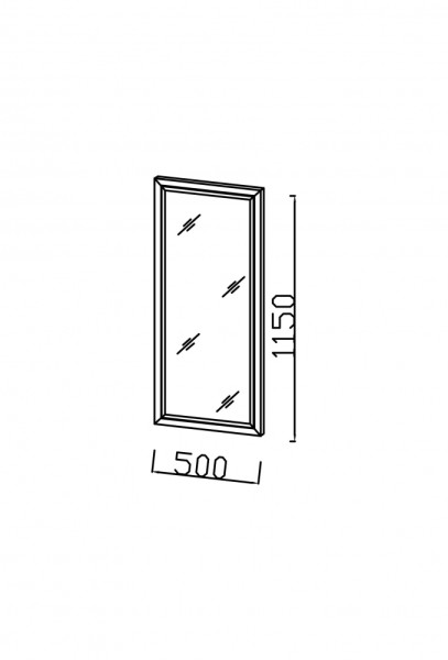 Зеркало навесное Визит 4