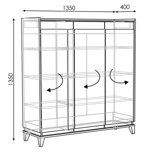 Комод Греденция (мод.4) Матера
