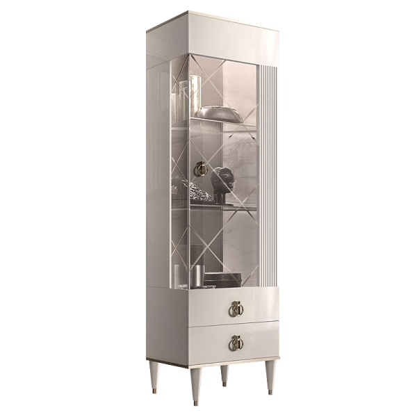 Шкаф-витрина 1-створчатая правая Римини Соло