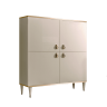 Шкаф-пенал четырёхдверный Римини Соло