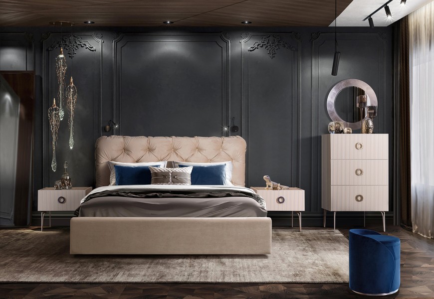 Кровать с подъёмным механизмом 1400 Bogemia