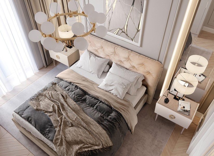 Кровать с подъёмным механизмом 1400 Bogemia