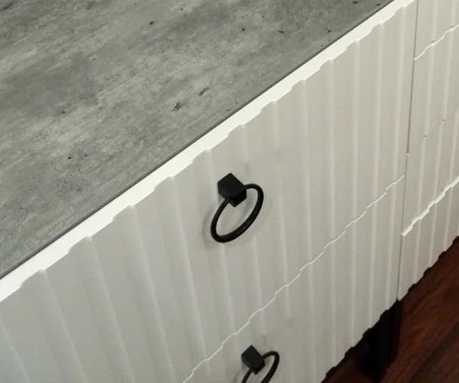 Полка навесная для стола Бержер