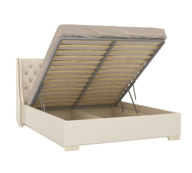 Кровать мягкая с подъемным механизмом Кантри 1600