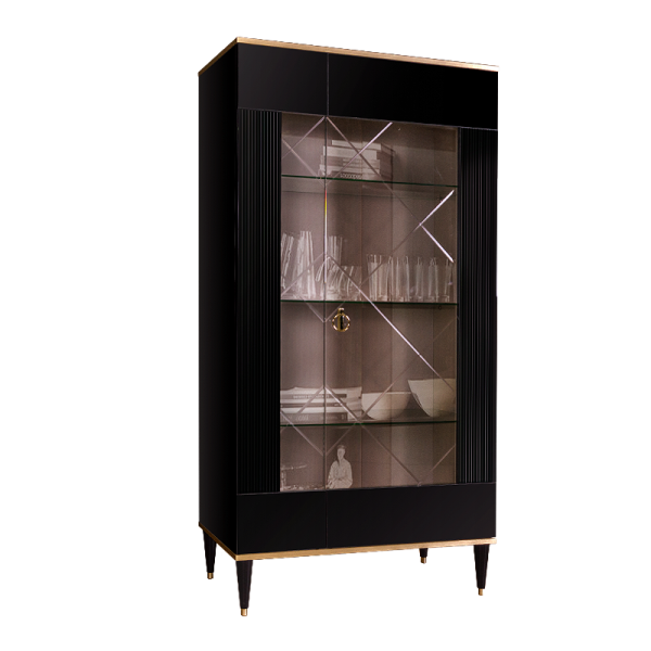 Шкаф-витрина 2-створчатая правая Римини Соло