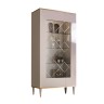 Шкаф-витрина 2-створчатая левая Римини