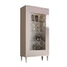 Шкаф-витрина 2-створчатая левая Римини
