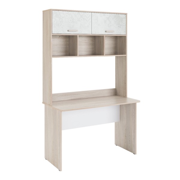 Стол прямой со стеллажом Паскаль (мод.2 + мод.4)