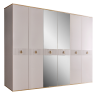 Шкаф шестидверный с зеркалами Римини Соло