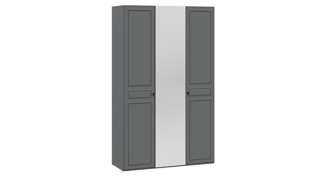Шкаф комбинированный «Пандора» - 414.003.000 Серый графит, Графит матовый